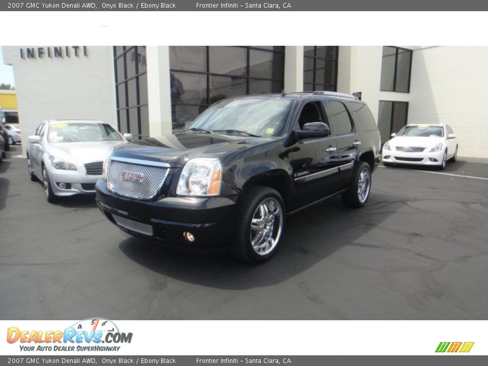 2007 GMC Yukon Denali AWD Onyx Black / Ebony Black Photo #1