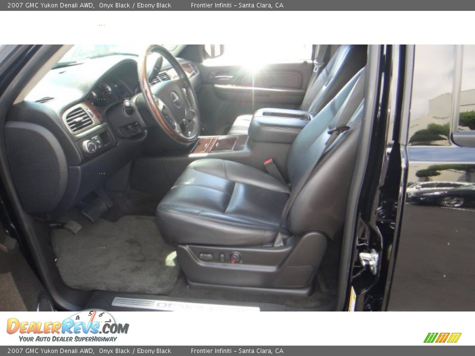 2007 GMC Yukon Denali AWD Onyx Black / Ebony Black Photo #13