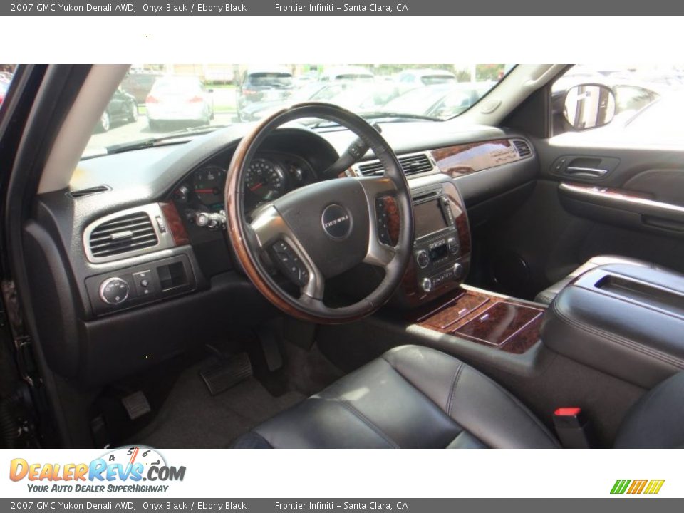 2007 GMC Yukon Denali AWD Onyx Black / Ebony Black Photo #14