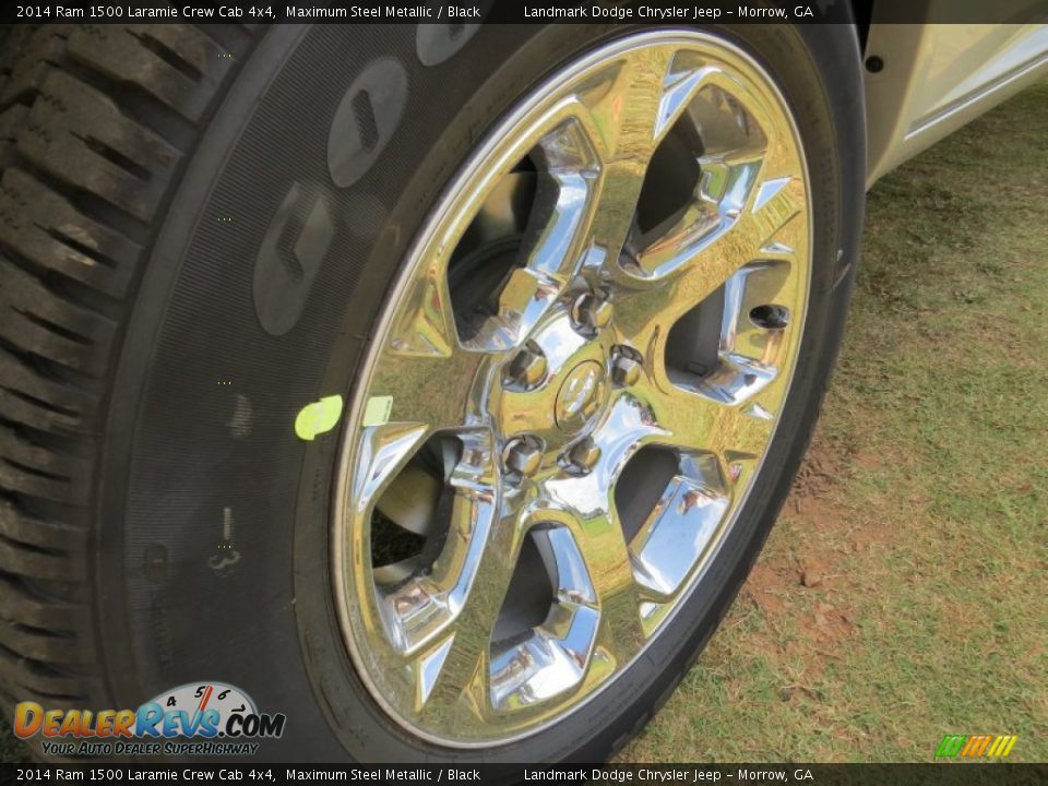 2014 Ram 1500 Laramie Crew Cab 4x4 Maximum Steel Metallic / Black Photo #5