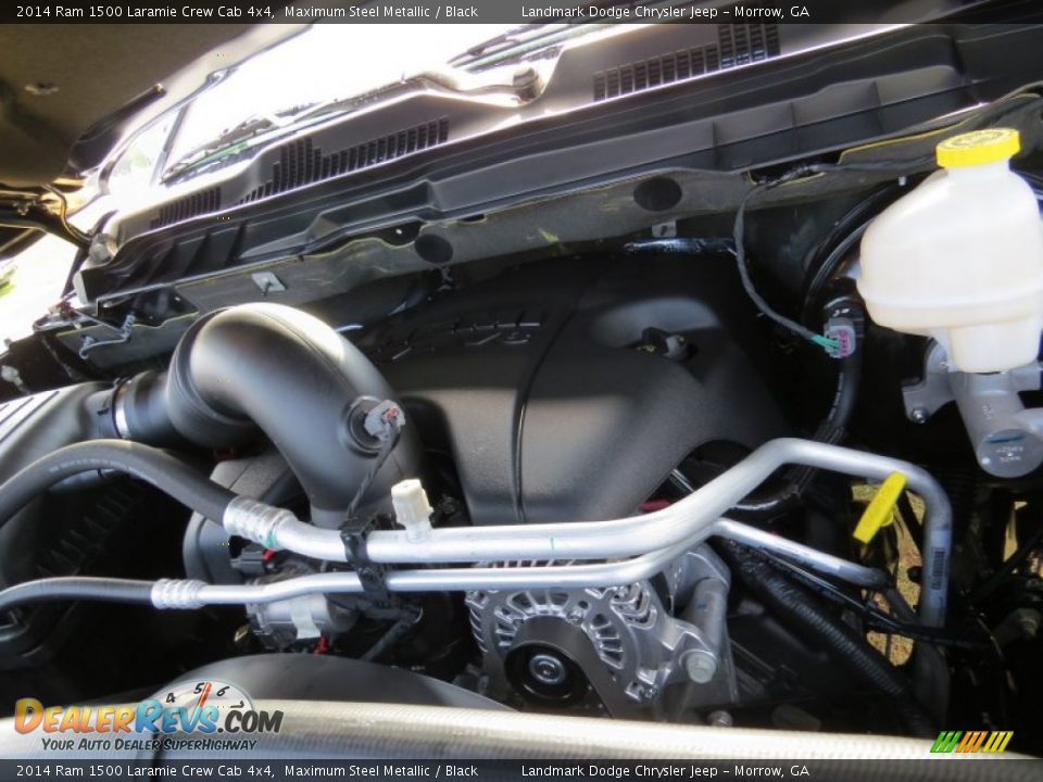 2014 Ram 1500 Laramie Crew Cab 4x4 Maximum Steel Metallic / Black Photo #9