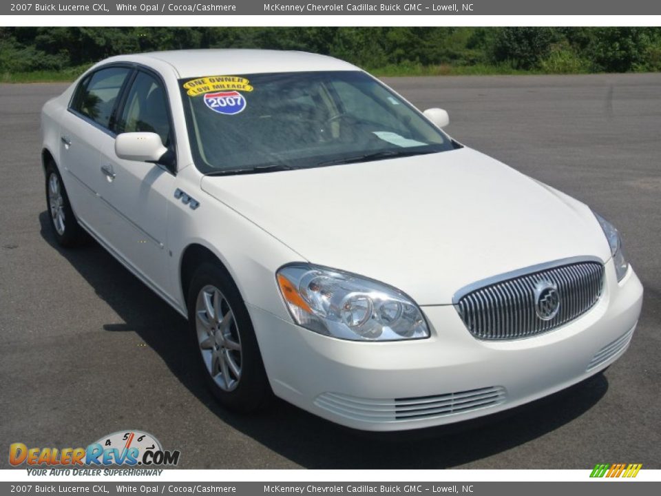 2007 Buick Lucerne CXL White Opal / Cocoa/Cashmere Photo #1