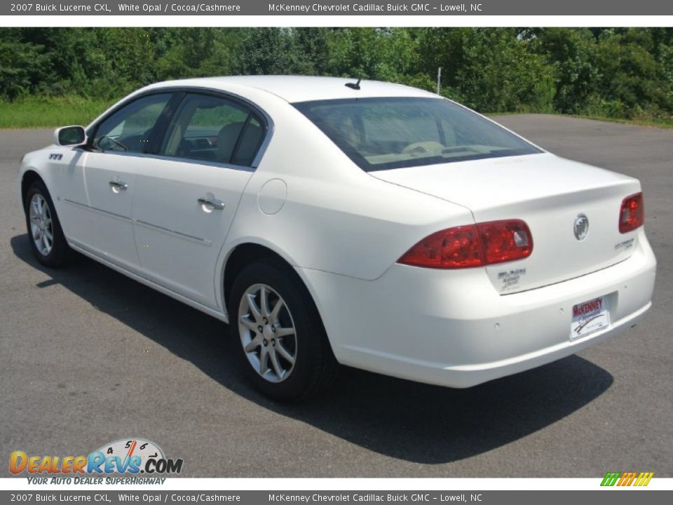 2007 Buick Lucerne CXL White Opal / Cocoa/Cashmere Photo #4
