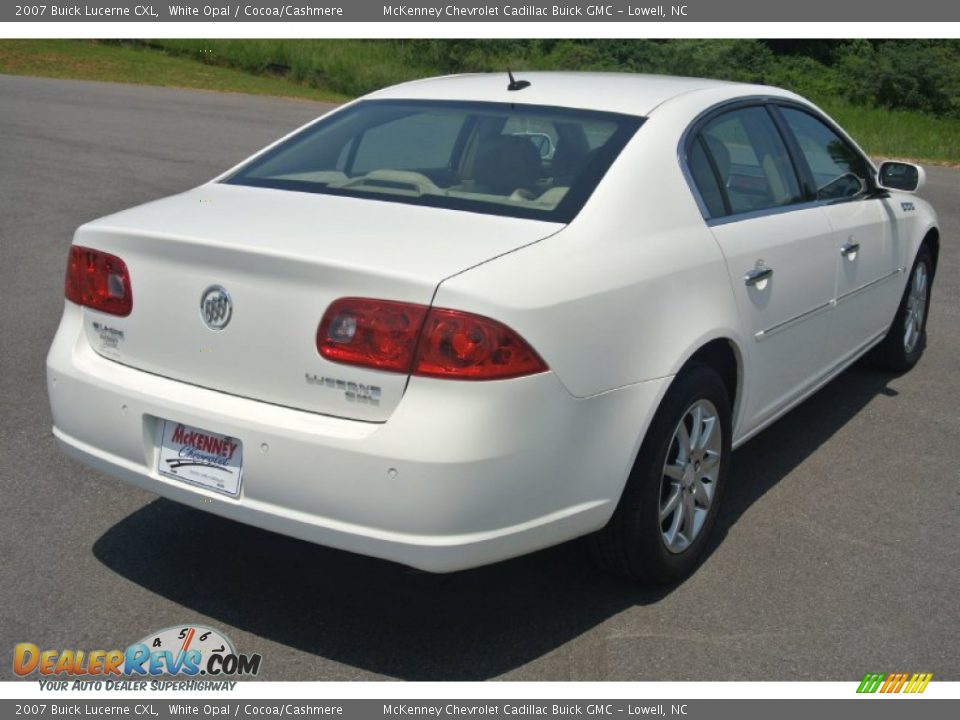 2007 Buick Lucerne CXL White Opal / Cocoa/Cashmere Photo #5