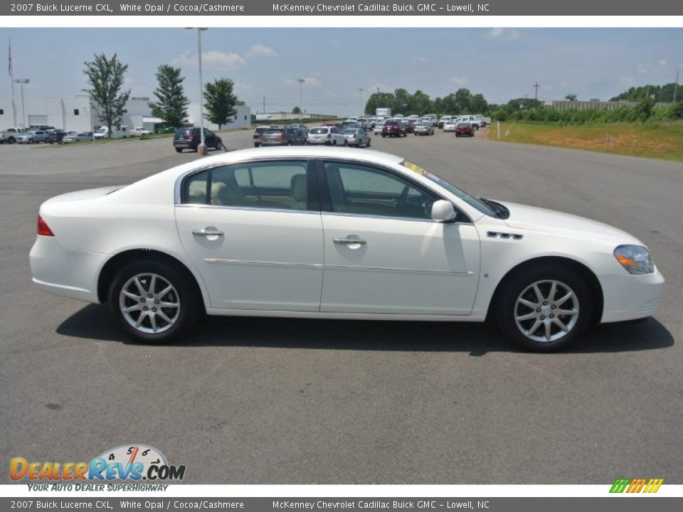 2007 Buick Lucerne CXL White Opal / Cocoa/Cashmere Photo #6