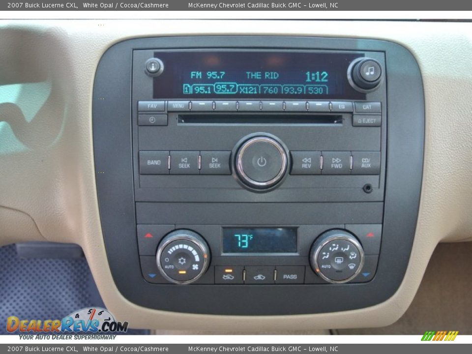 2007 Buick Lucerne CXL White Opal / Cocoa/Cashmere Photo #13