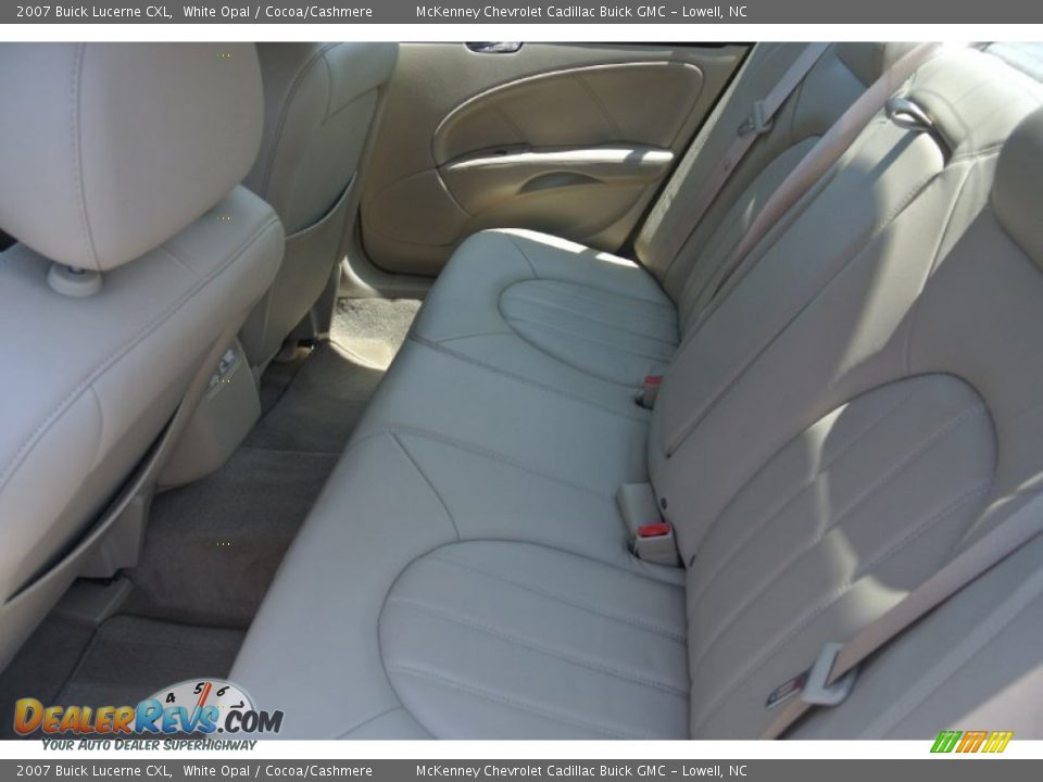 2007 Buick Lucerne CXL White Opal / Cocoa/Cashmere Photo #18