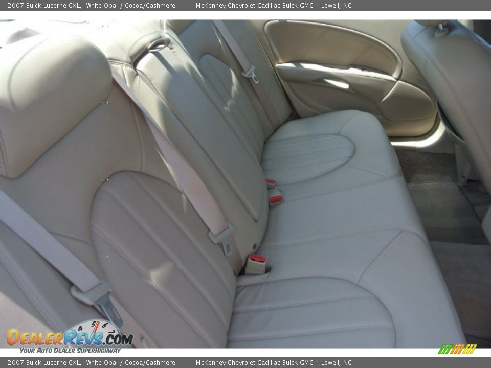 2007 Buick Lucerne CXL White Opal / Cocoa/Cashmere Photo #20