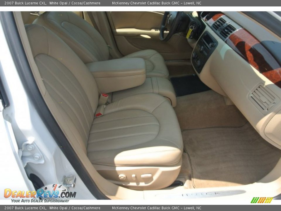 2007 Buick Lucerne CXL White Opal / Cocoa/Cashmere Photo #21