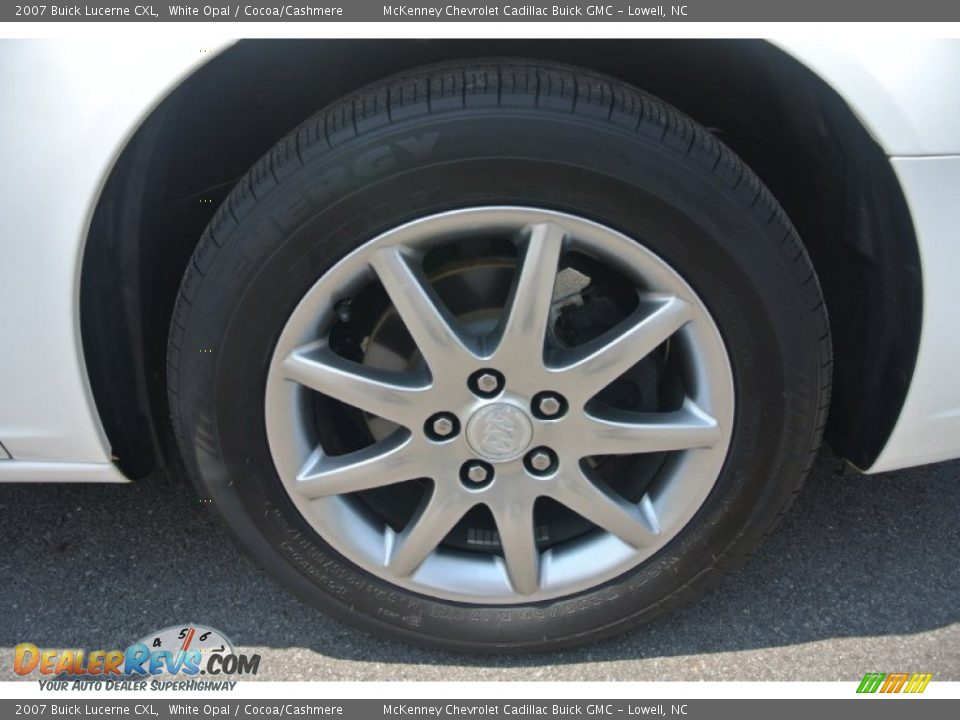 2007 Buick Lucerne CXL White Opal / Cocoa/Cashmere Photo #24