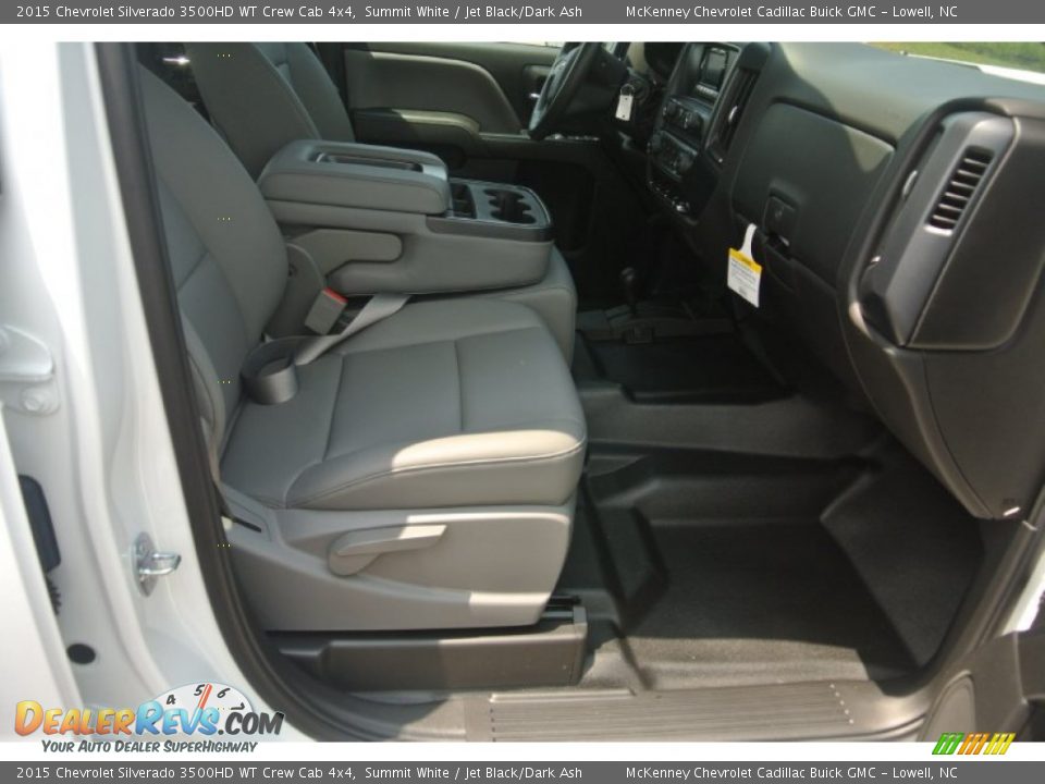 2015 Chevrolet Silverado 3500HD WT Crew Cab 4x4 Summit White / Jet Black/Dark Ash Photo #17