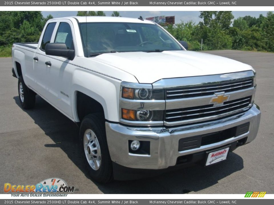2015 Chevrolet Silverado 2500HD LT Double Cab 4x4 Summit White / Jet Black Photo #1