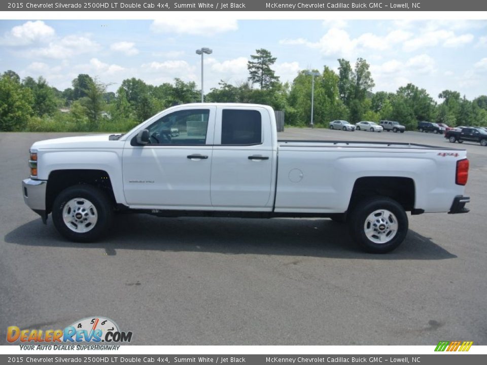2015 Chevrolet Silverado 2500HD LT Double Cab 4x4 Summit White / Jet Black Photo #3