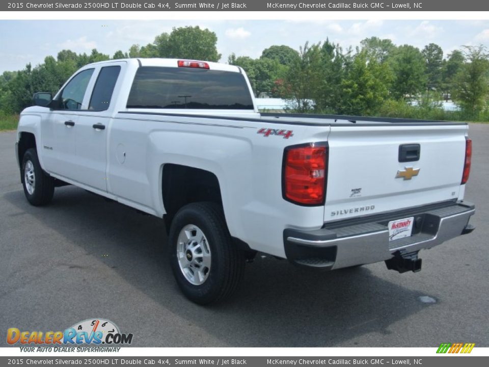 2015 Chevrolet Silverado 2500HD LT Double Cab 4x4 Summit White / Jet Black Photo #4