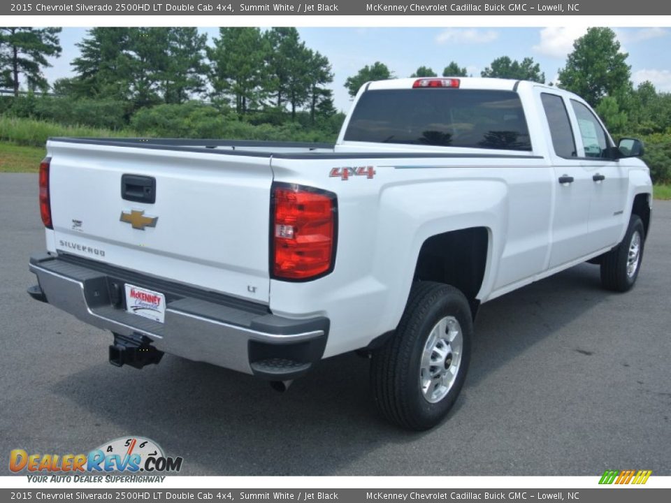 2015 Chevrolet Silverado 2500HD LT Double Cab 4x4 Summit White / Jet Black Photo #5