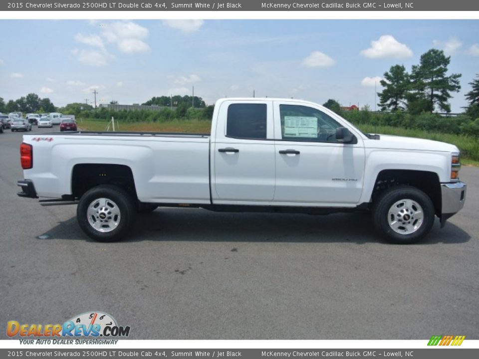 2015 Chevrolet Silverado 2500HD LT Double Cab 4x4 Summit White / Jet Black Photo #6