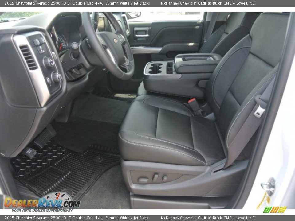 2015 Chevrolet Silverado 2500HD LT Double Cab 4x4 Summit White / Jet Black Photo #8