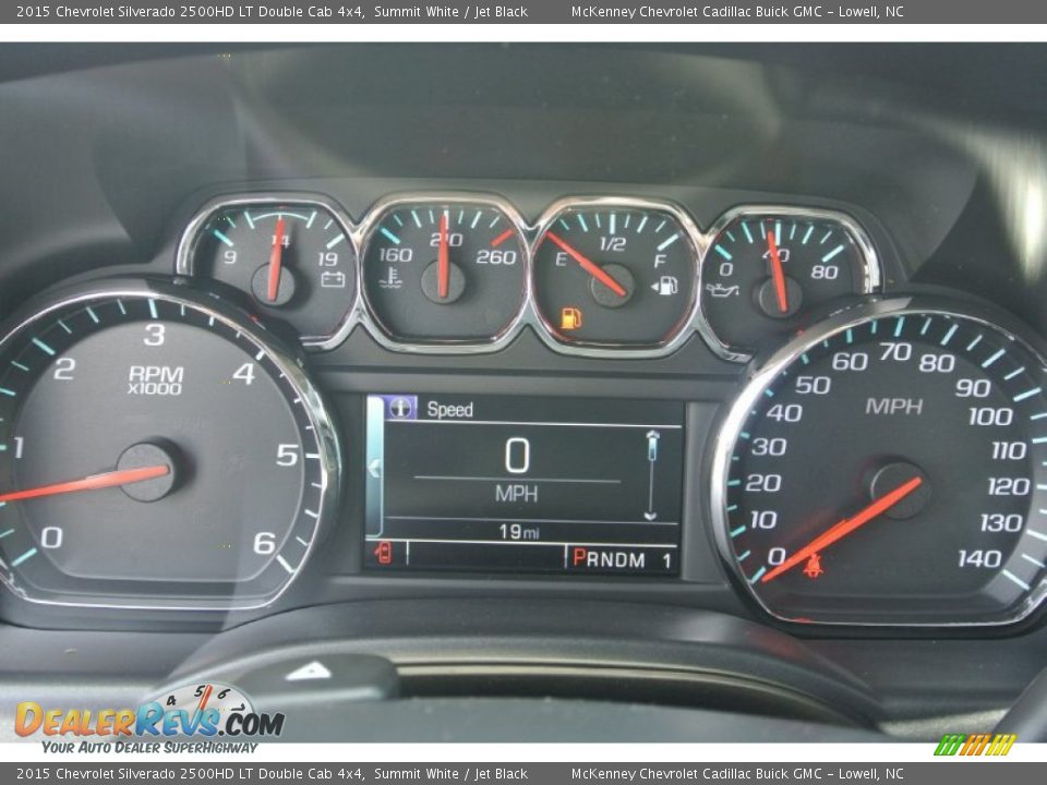 2015 Chevrolet Silverado 2500HD LT Double Cab 4x4 Summit White / Jet Black Photo #12