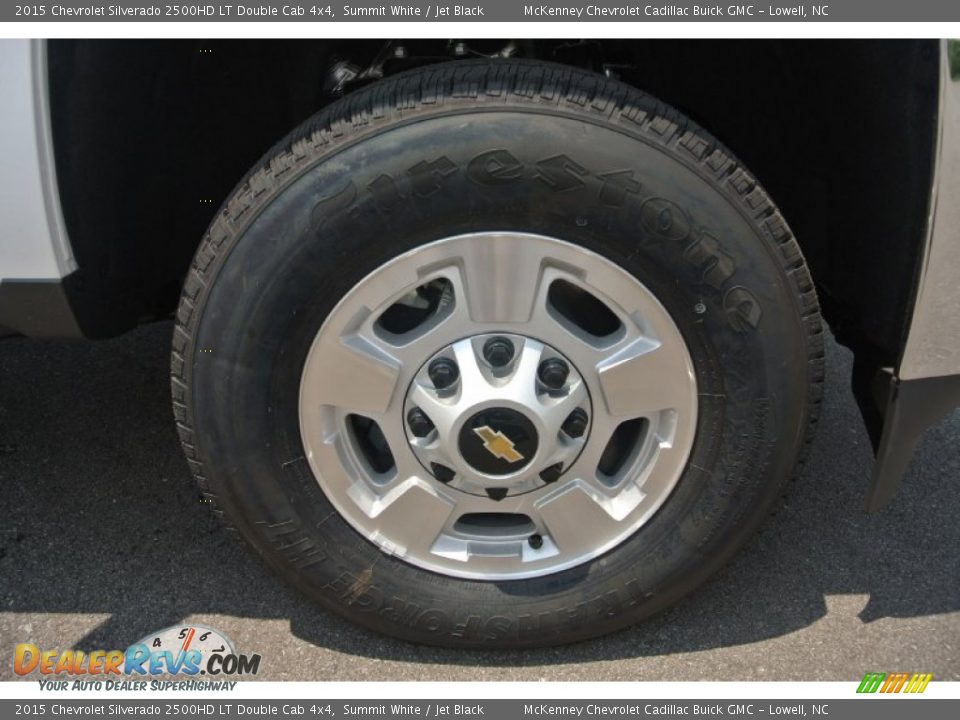 2015 Chevrolet Silverado 2500HD LT Double Cab 4x4 Summit White / Jet Black Photo #19