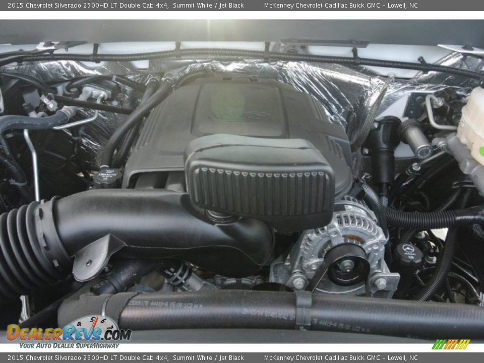 2015 Chevrolet Silverado 2500HD LT Double Cab 4x4 Summit White / Jet Black Photo #20