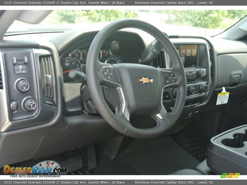 2015 Chevrolet Silverado 2500HD LT Double Cab 4x4 Summit White / Jet Black Photo #21