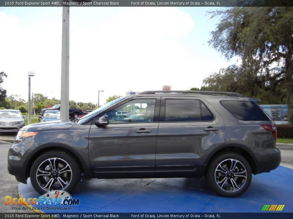 Magnetic 2015 Ford Explorer Sport 4WD Photo #2