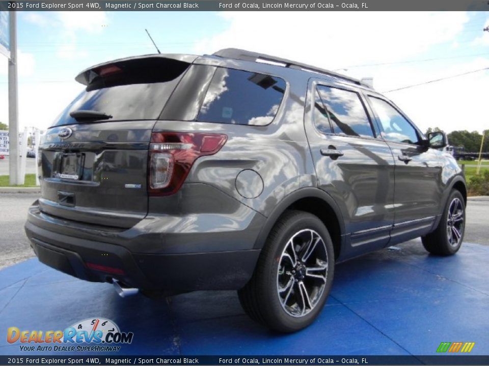2015 Ford Explorer Sport 4WD Magnetic / Sport Charcoal Black Photo #3