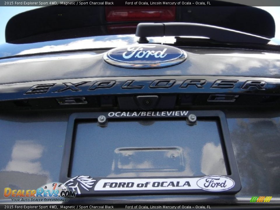 2015 Ford Explorer Sport 4WD Magnetic / Sport Charcoal Black Photo #4