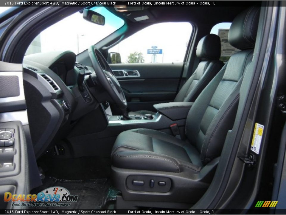 2015 Ford Explorer Sport 4WD Magnetic / Sport Charcoal Black Photo #6