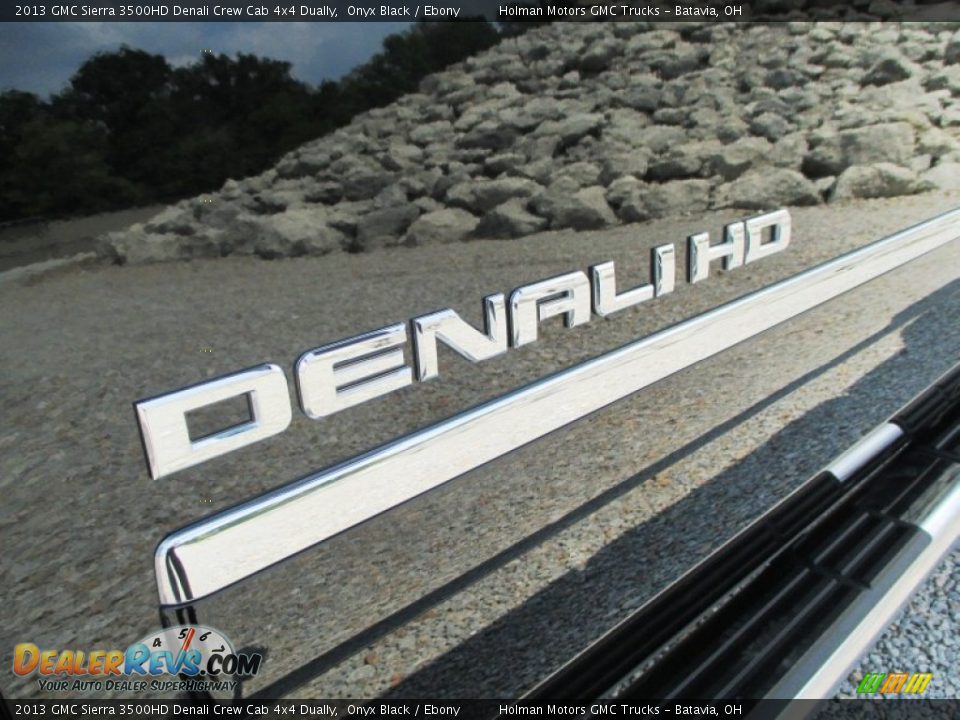 2013 GMC Sierra 3500HD Denali Crew Cab 4x4 Dually Onyx Black / Ebony Photo #5