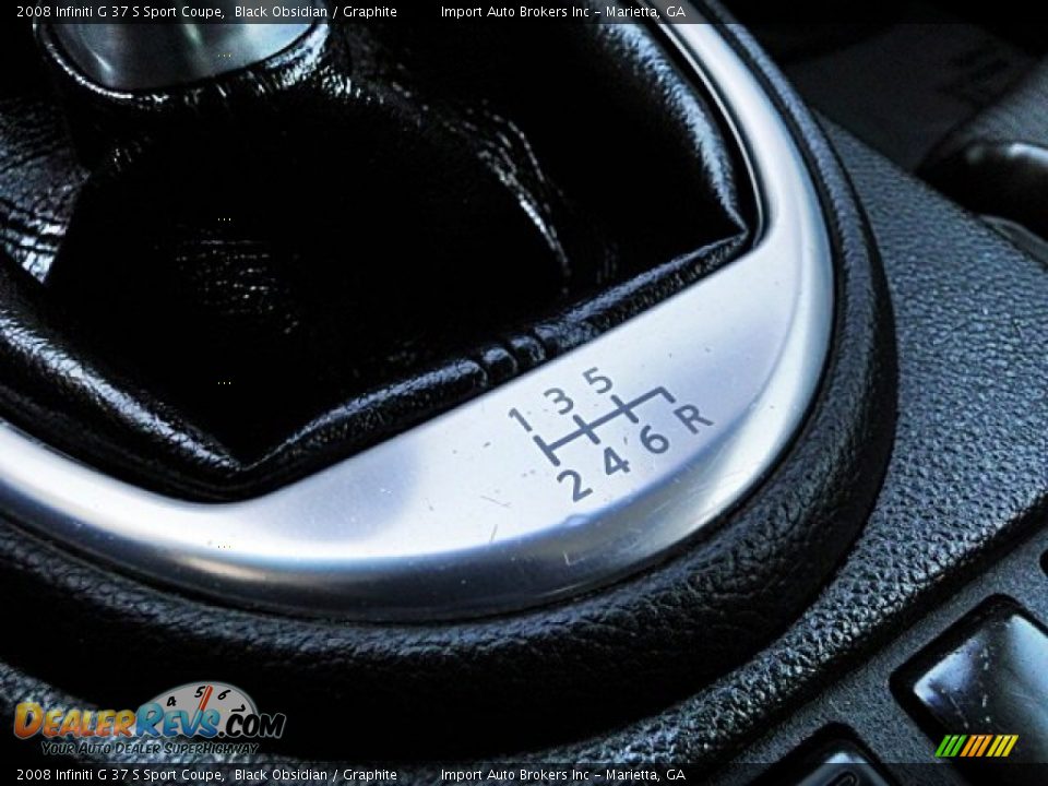 2008 Infiniti G 37 S Sport Coupe Black Obsidian / Graphite Photo #11