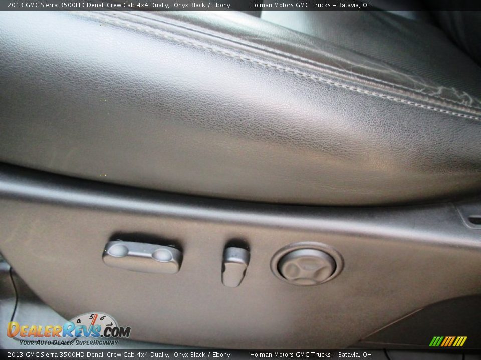2013 GMC Sierra 3500HD Denali Crew Cab 4x4 Dually Onyx Black / Ebony Photo #8