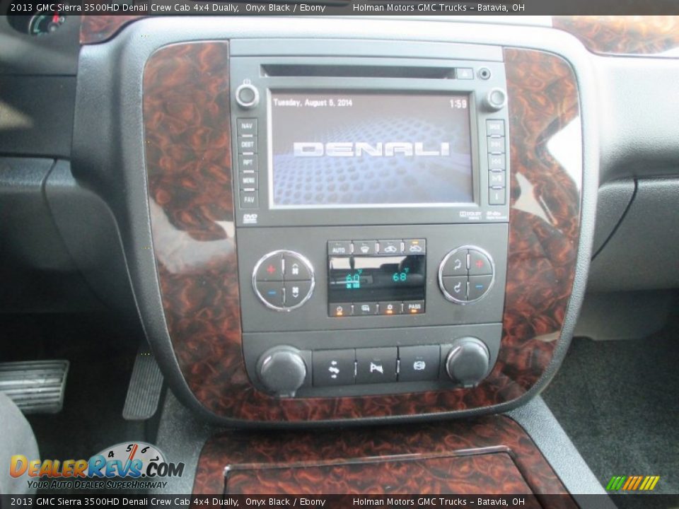 2013 GMC Sierra 3500HD Denali Crew Cab 4x4 Dually Onyx Black / Ebony Photo #9