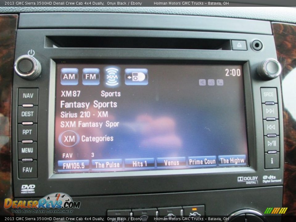 2013 GMC Sierra 3500HD Denali Crew Cab 4x4 Dually Onyx Black / Ebony Photo #11