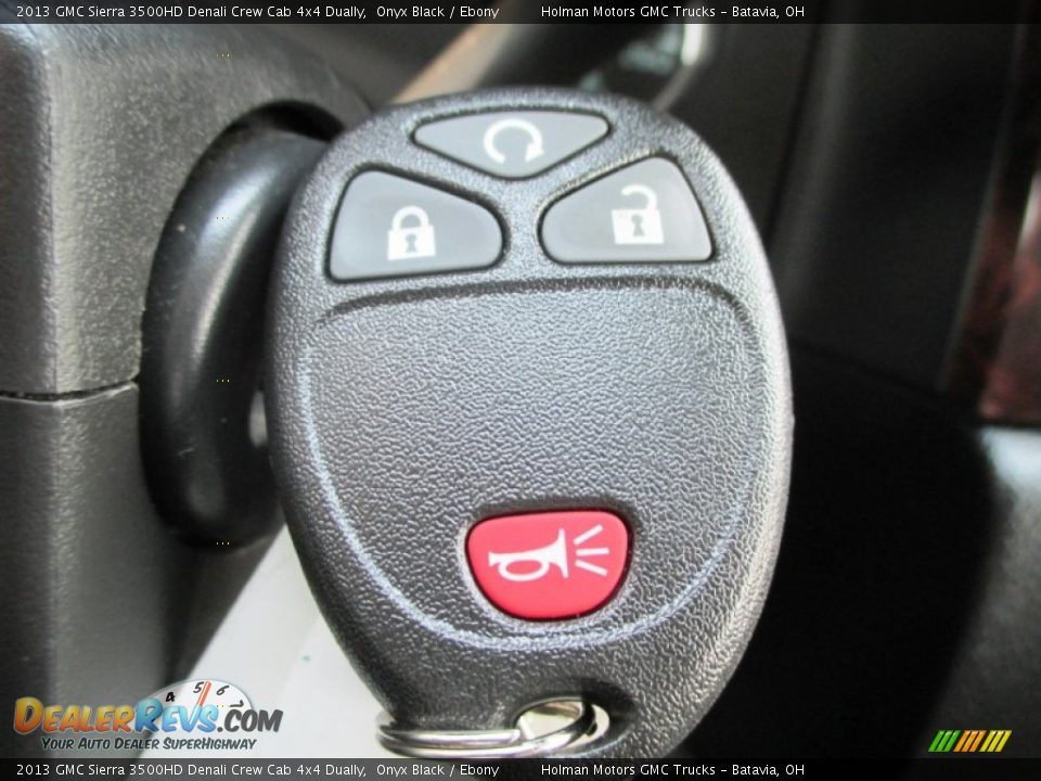 2013 GMC Sierra 3500HD Denali Crew Cab 4x4 Dually Onyx Black / Ebony Photo #14