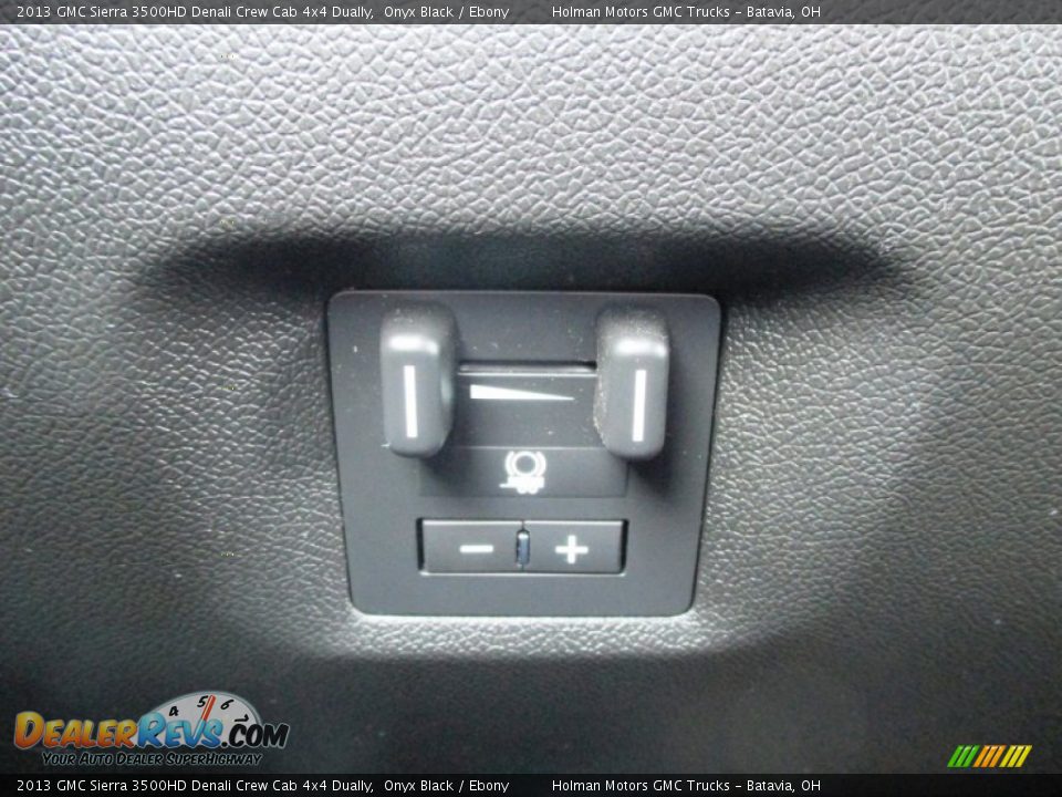 2013 GMC Sierra 3500HD Denali Crew Cab 4x4 Dually Onyx Black / Ebony Photo #21