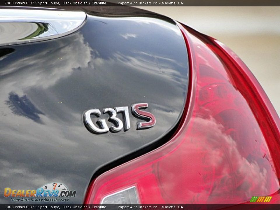 2008 Infiniti G 37 S Sport Coupe Black Obsidian / Graphite Photo #28