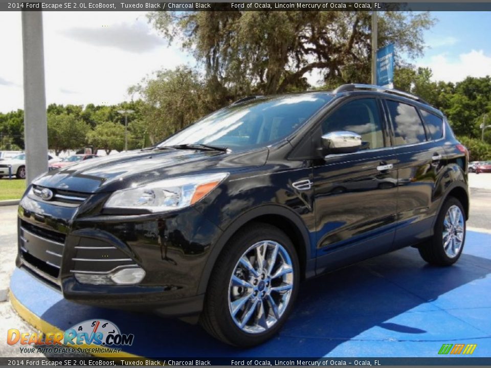 2014 Ford Escape SE 2.0L EcoBoost Tuxedo Black / Charcoal Black Photo #1