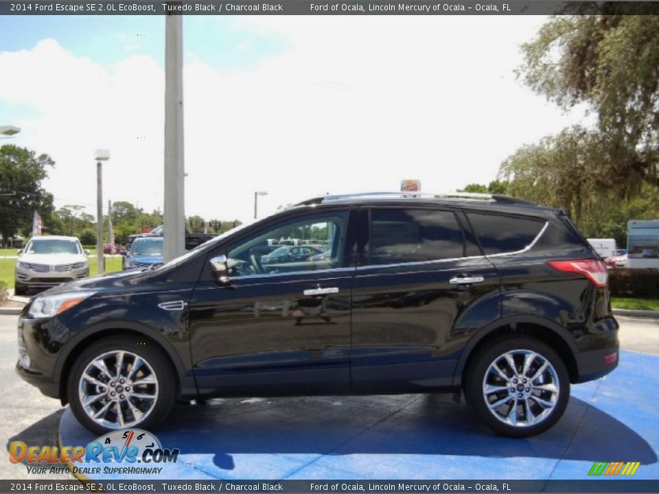 2014 Ford Escape SE 2.0L EcoBoost Tuxedo Black / Charcoal Black Photo #2