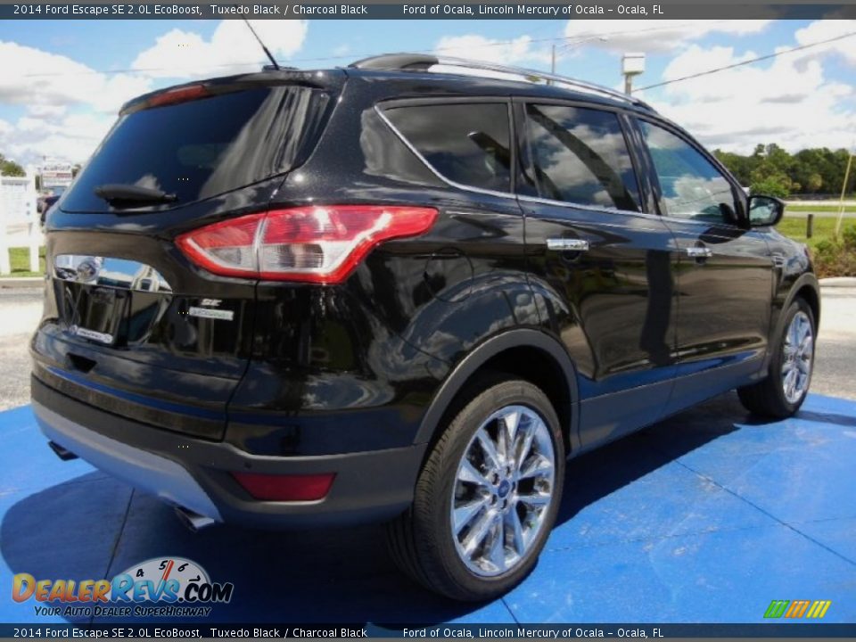2014 Ford Escape SE 2.0L EcoBoost Tuxedo Black / Charcoal Black Photo #3