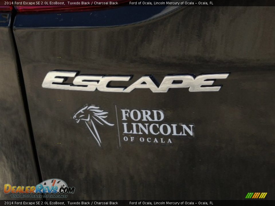 2014 Ford Escape SE 2.0L EcoBoost Tuxedo Black / Charcoal Black Photo #4