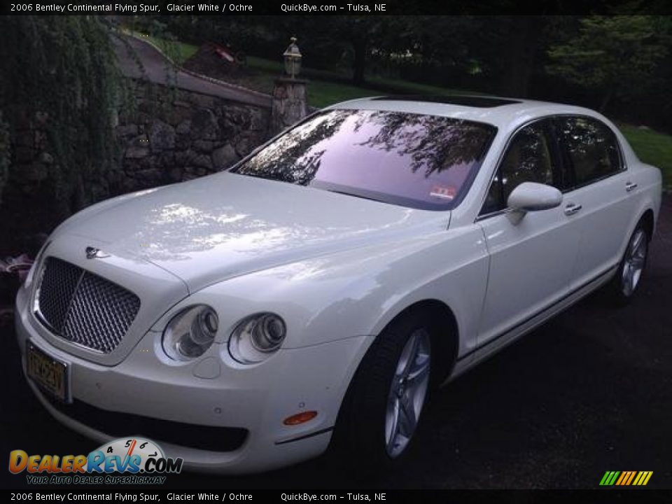 2006 Bentley Continental Flying Spur Glacier White / Ochre Photo #1