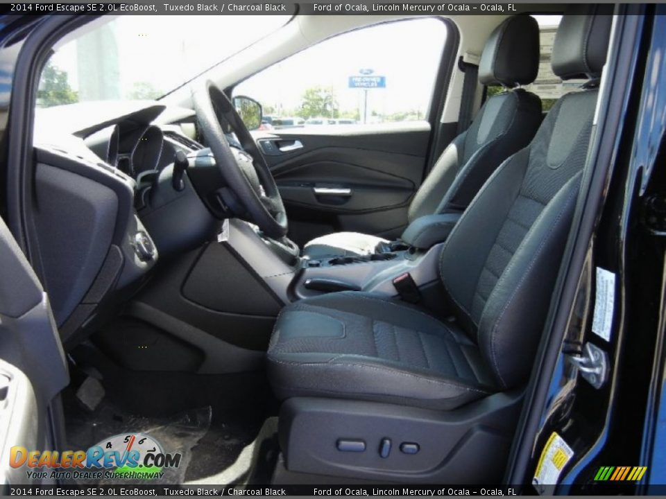 2014 Ford Escape SE 2.0L EcoBoost Tuxedo Black / Charcoal Black Photo #6