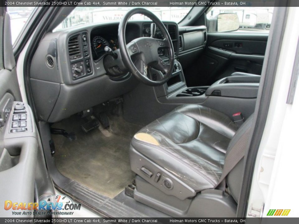 2004 Chevrolet Silverado 2500HD LT Crew Cab 4x4 Summit White / Dark Charcoal Photo #5