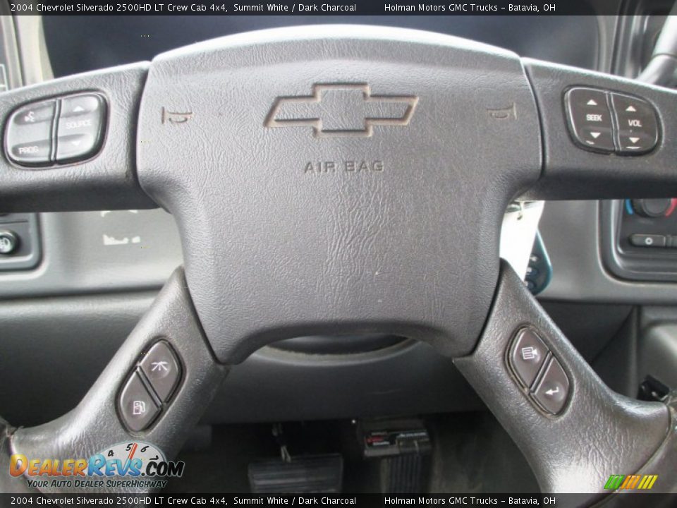 2004 Chevrolet Silverado 2500HD LT Crew Cab 4x4 Summit White / Dark Charcoal Photo #10