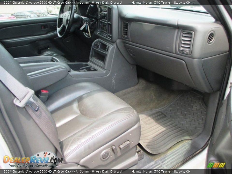 2004 Chevrolet Silverado 2500HD LT Crew Cab 4x4 Summit White / Dark Charcoal Photo #25