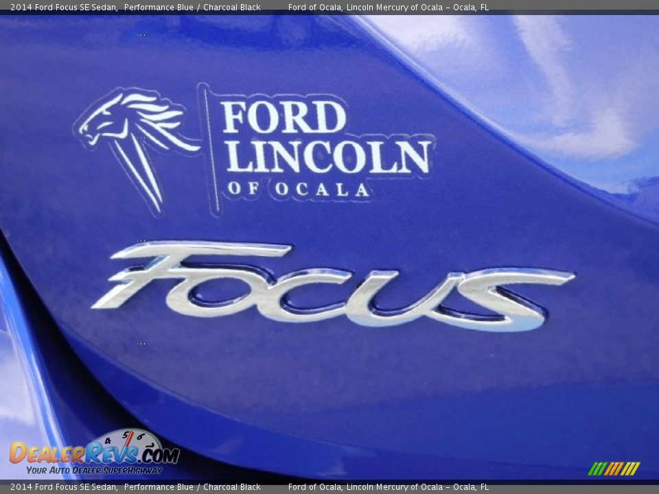 2014 Ford Focus SE Sedan Performance Blue / Charcoal Black Photo #4