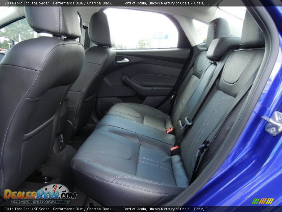 2014 Ford Focus SE Sedan Performance Blue / Charcoal Black Photo #7