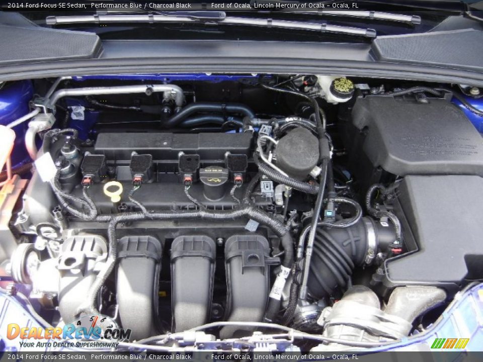 2014 Ford Focus SE Sedan Performance Blue / Charcoal Black Photo #12