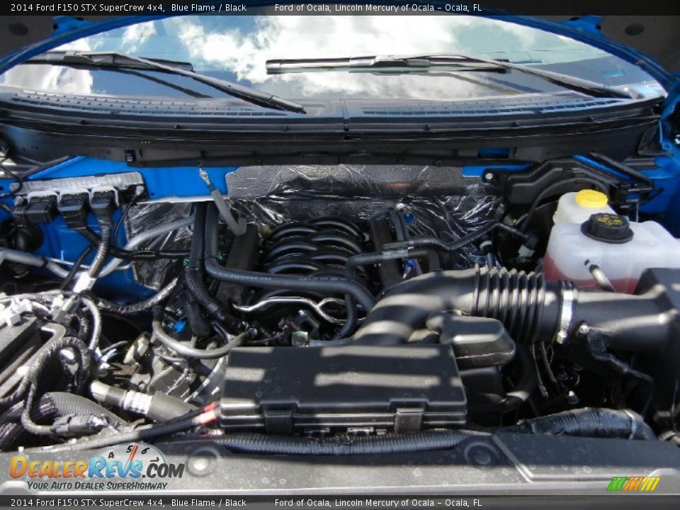 2014 Ford F150 STX SuperCrew 4x4 5.0 Liter Flex-Fuel DOHC 32-Valve Ti-VCT V8 Engine Photo #11